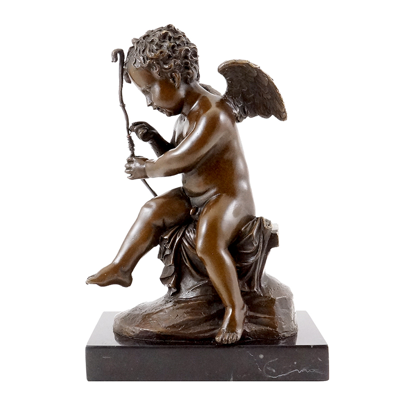Bronze Cupid Sculpture