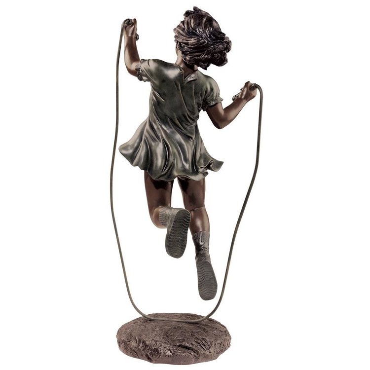 Girl Jumping Rope Statue