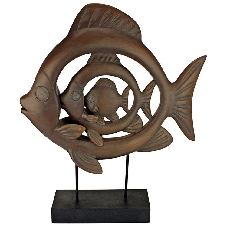 Abstract Fish Sculpture