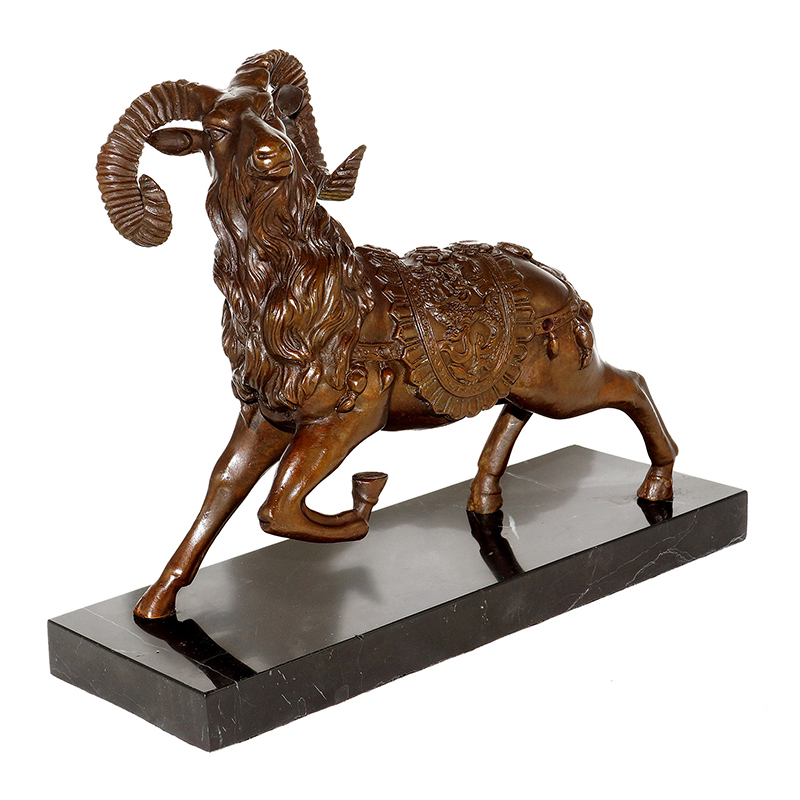 Bronze Ram Statue