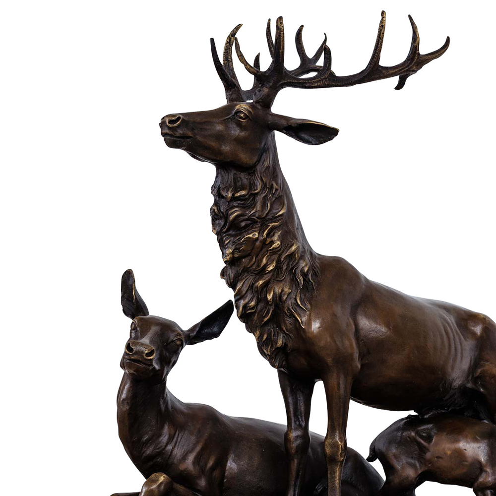 Deer Family Sculpture