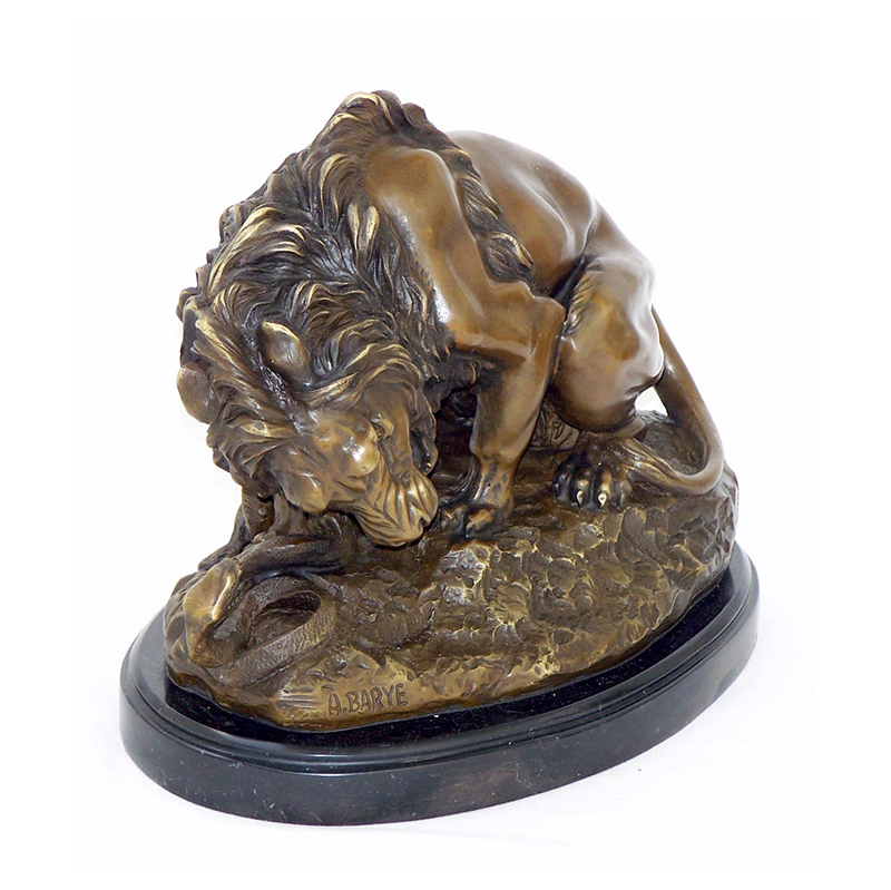 Lion And Snake Statue