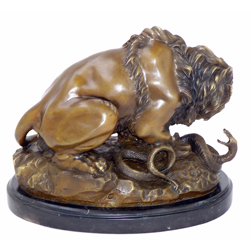 Lion And Snake Statue