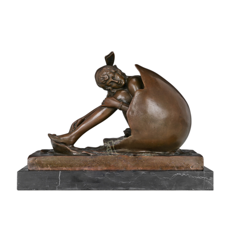 Bronze Girl Statue