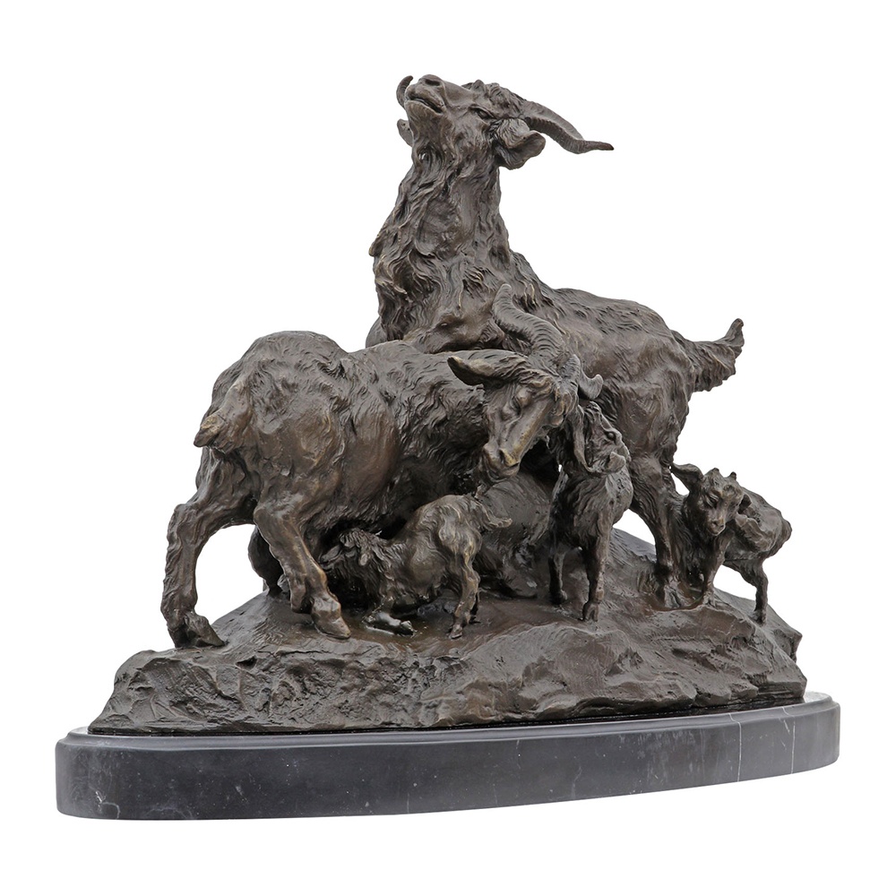 Bronze Sheep Sculpture