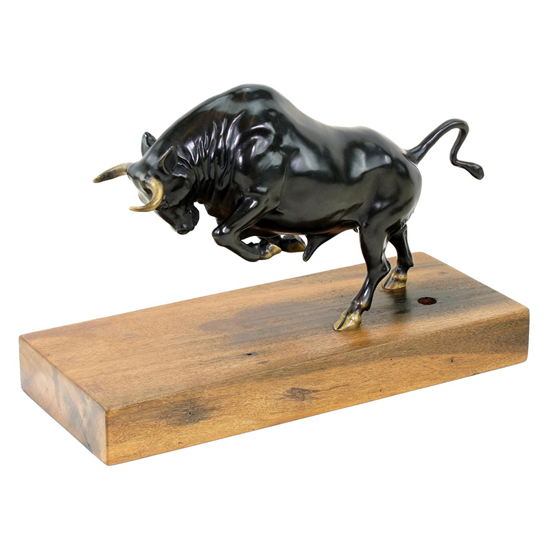 Black Bull Statue