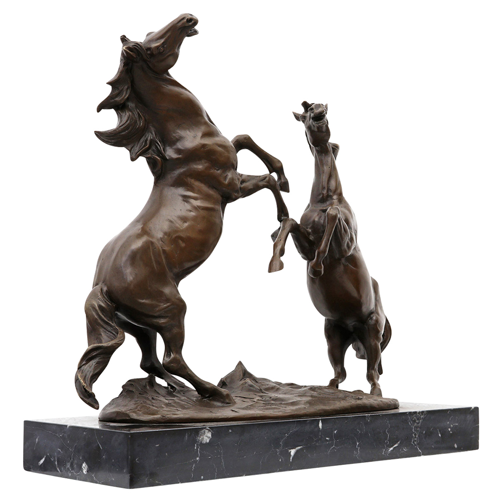 Small Bronze Horse Statue