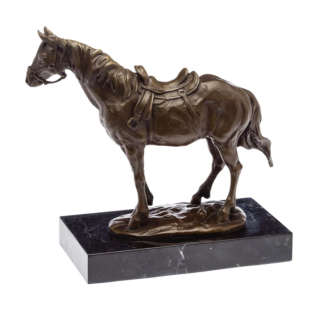 Bronze Rearing Horse Statue