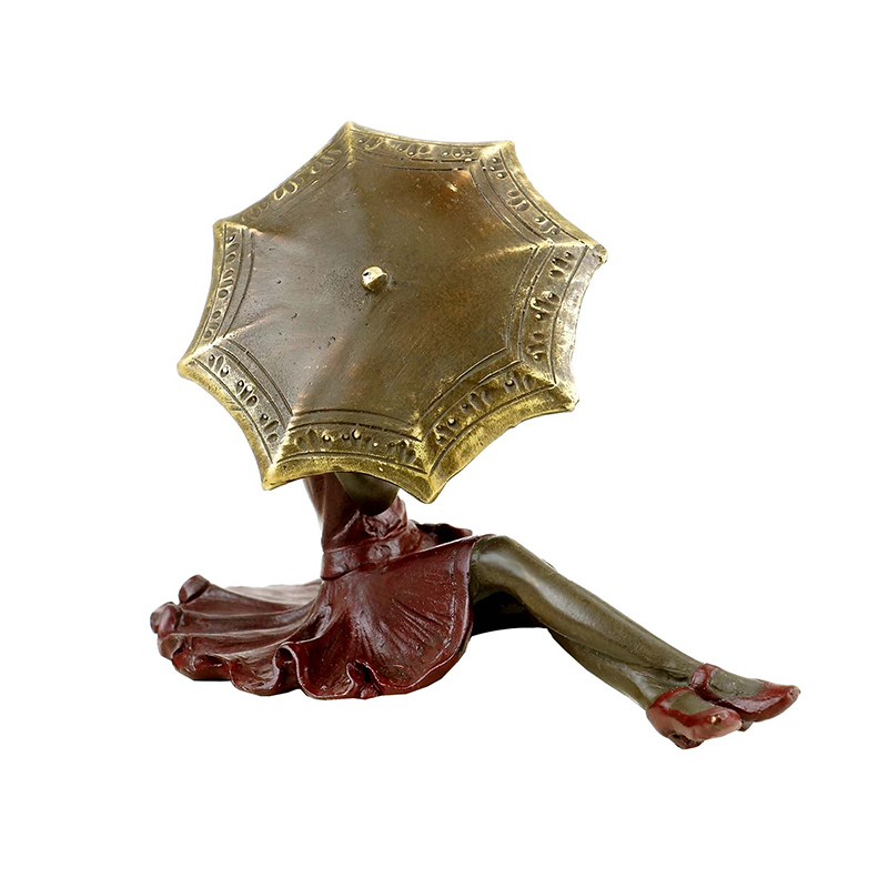 Lady With Umbrella Statue