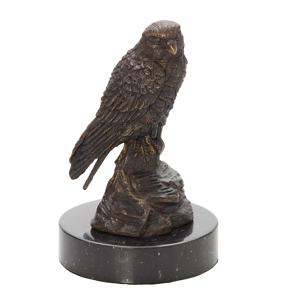 Bronze Falcon Statue