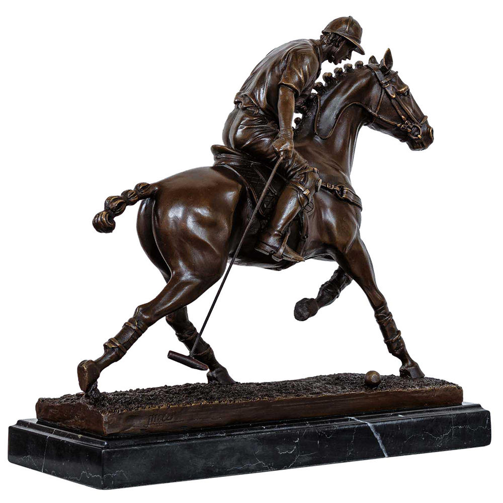 Polo Player Statue