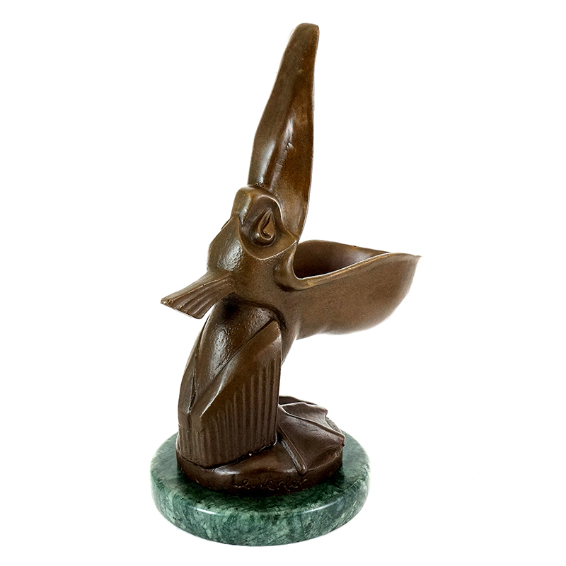 Bronze Pelican Sculpture