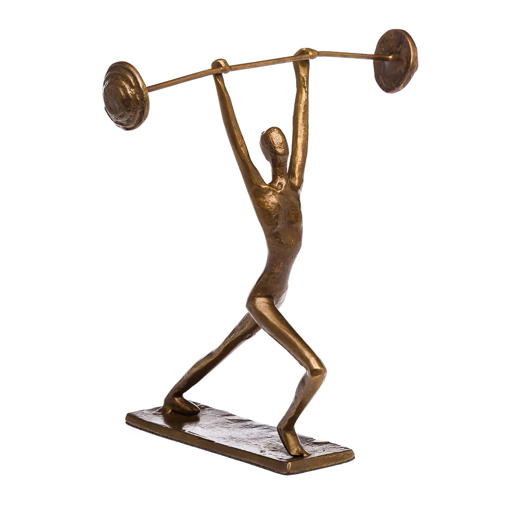 Weightlifter Statue