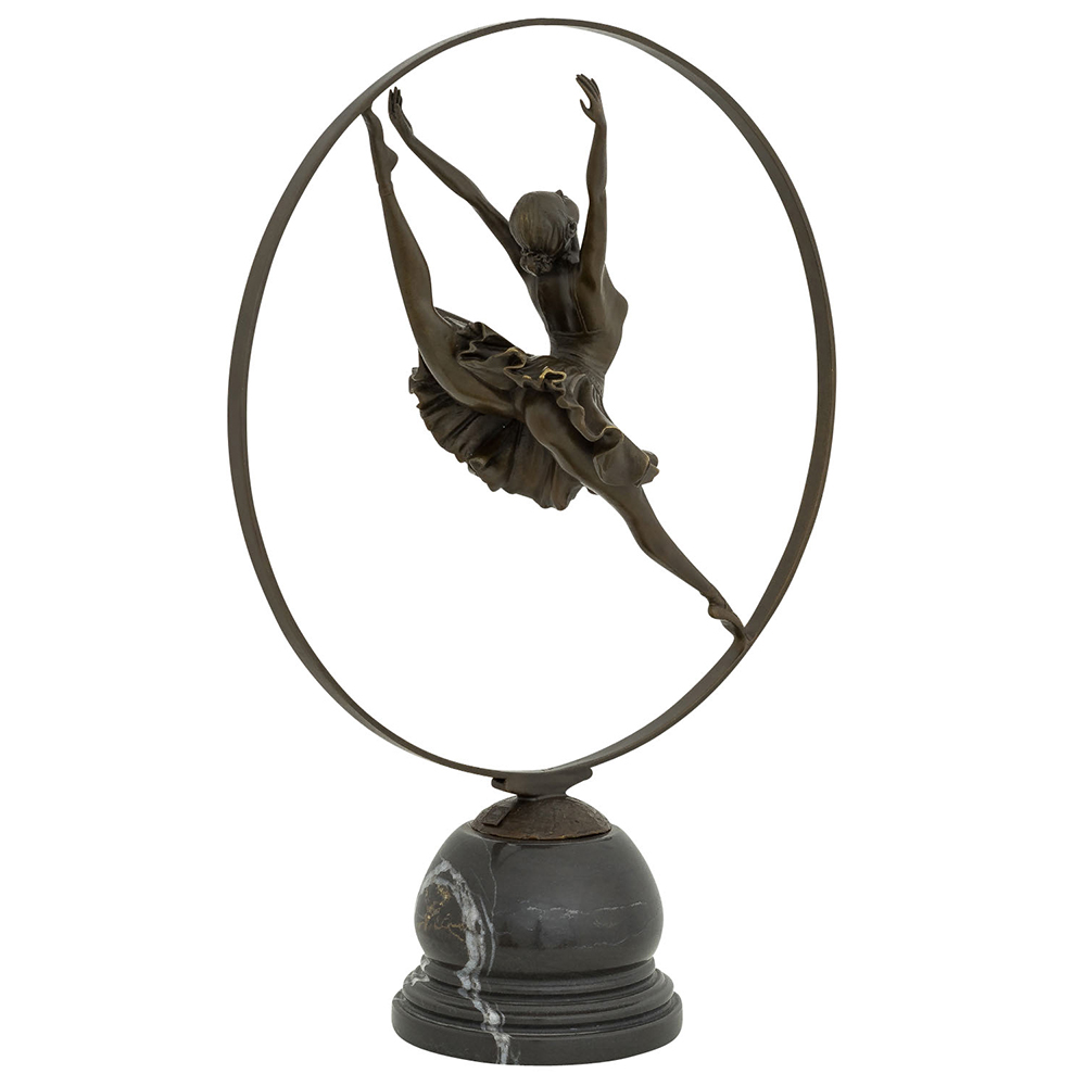 Bronze Ballet Dancer Sculpture