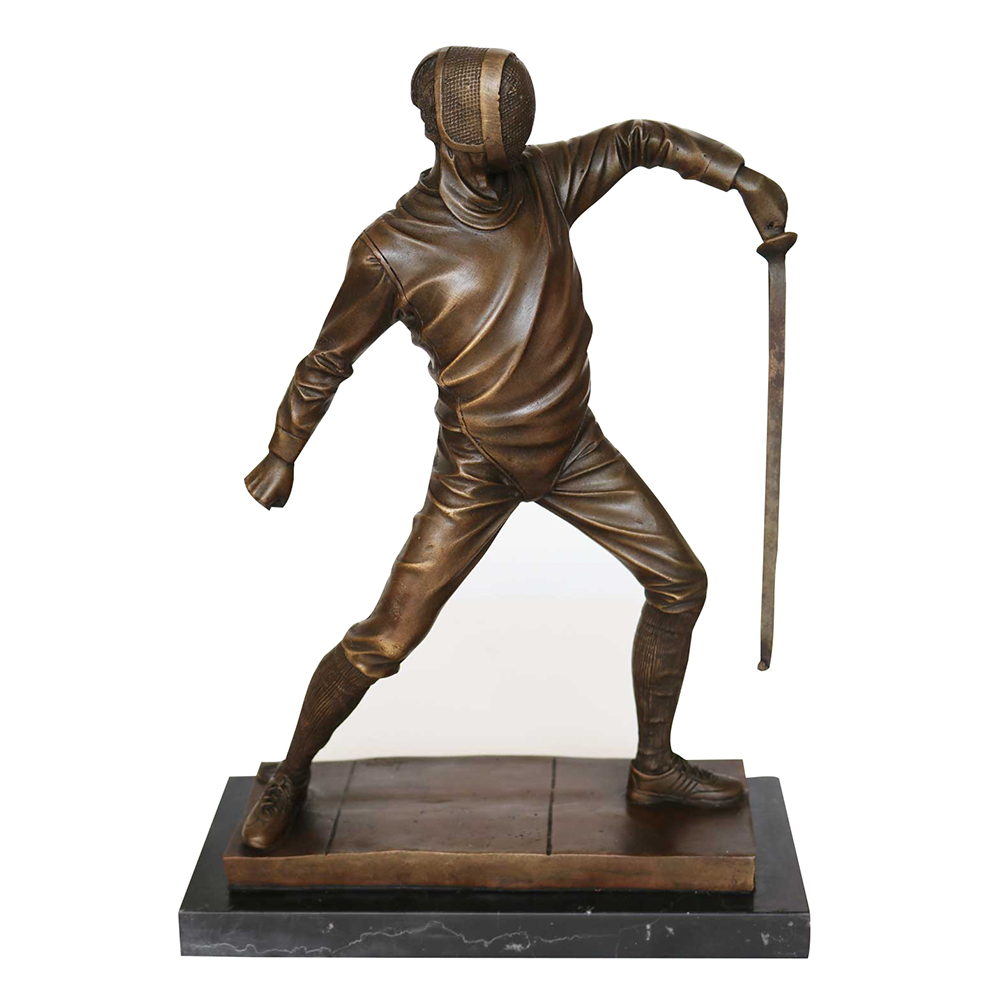 Fencing Statue