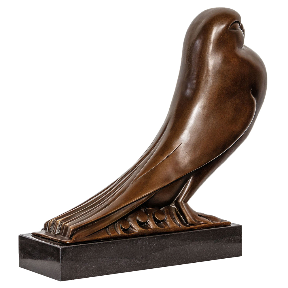 Bronze Dove Sculpture