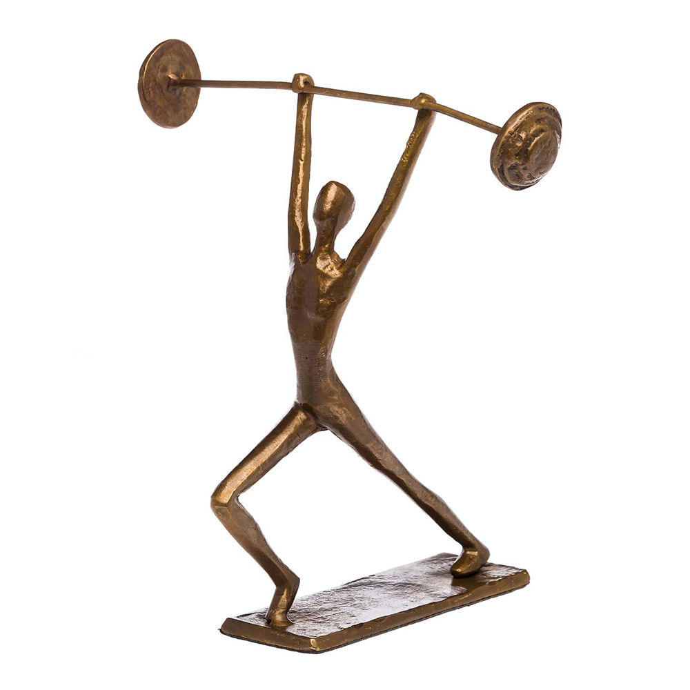 Weightlifter Statue