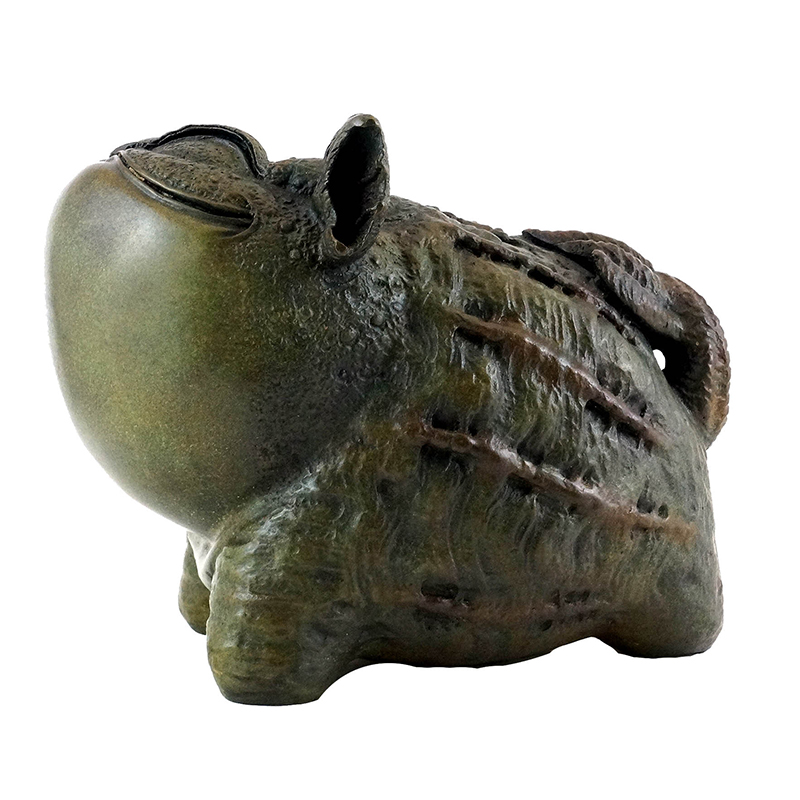  Bronze Toad Sculpture