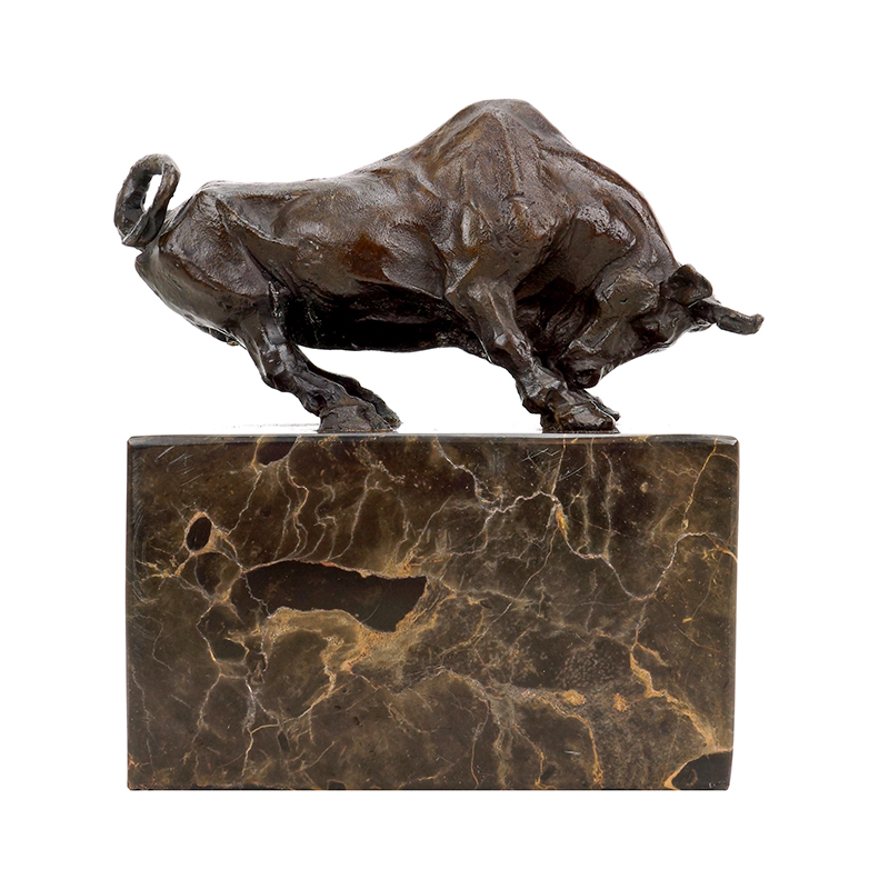 Charging Bull Figurine