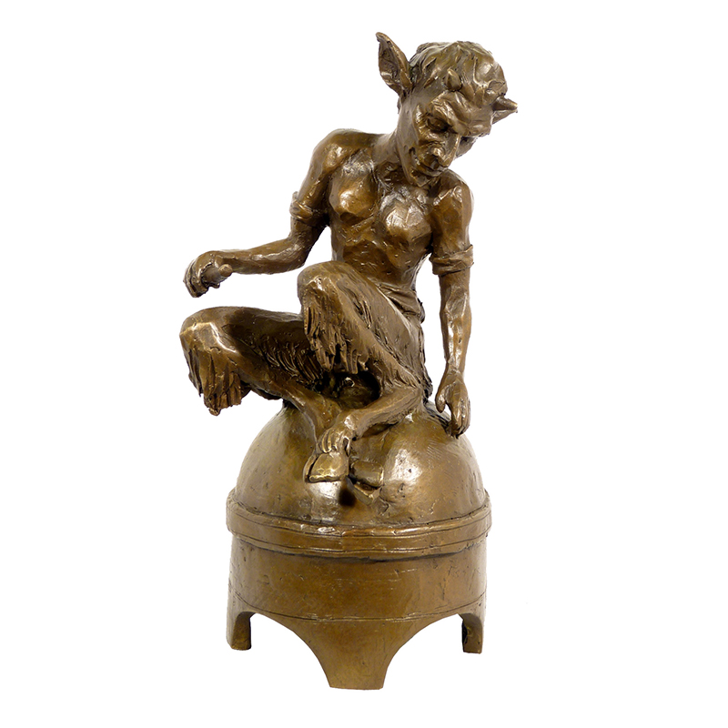 Satyr Bronze Statue