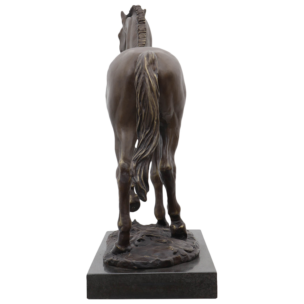 Antique Brass Horse Statue