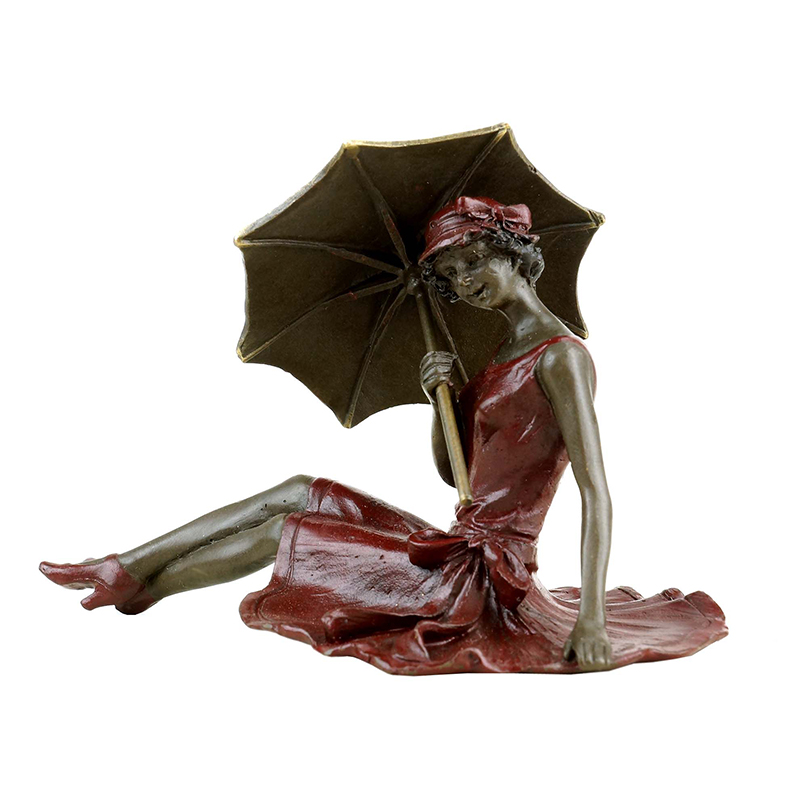 Lady With Umbrella Statue