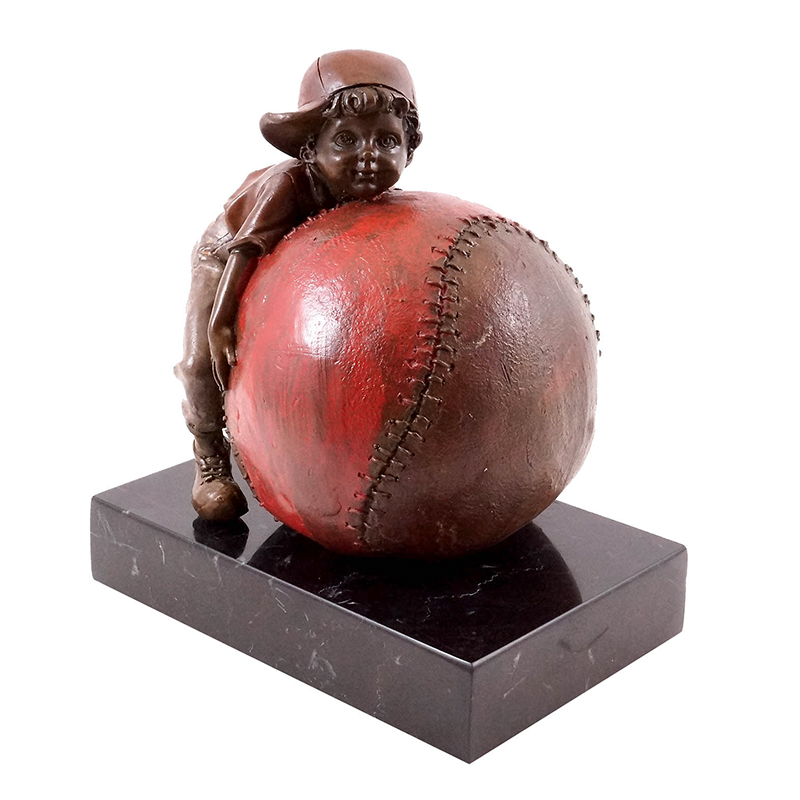 Baseball Boy Statue