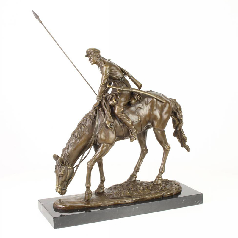 Bronze Soldier Sculpture