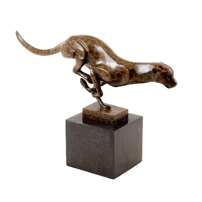 Bronze Cheetah Sculpture