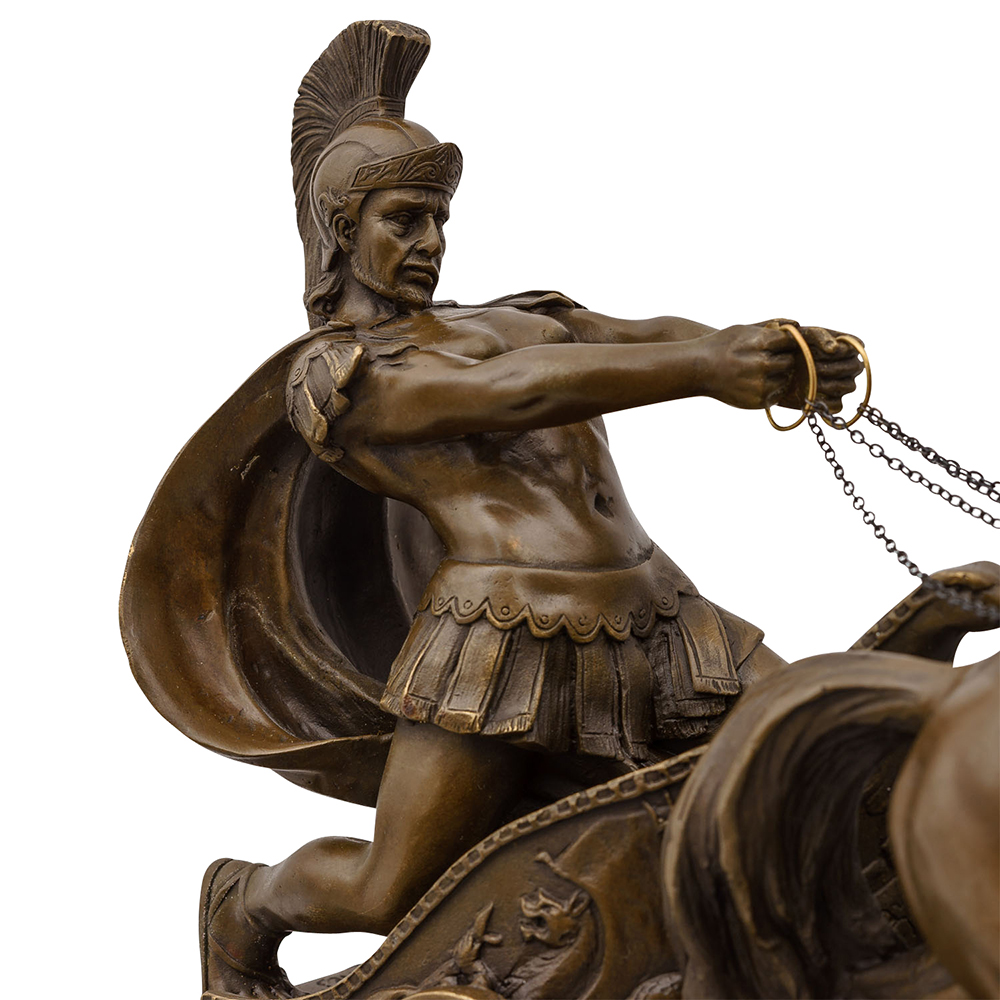 Roman Chariot Satue