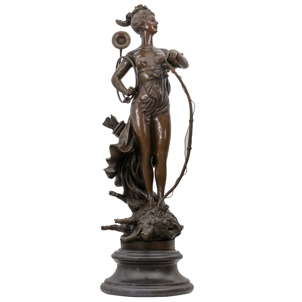 Diana The HunTress Bronze Statue