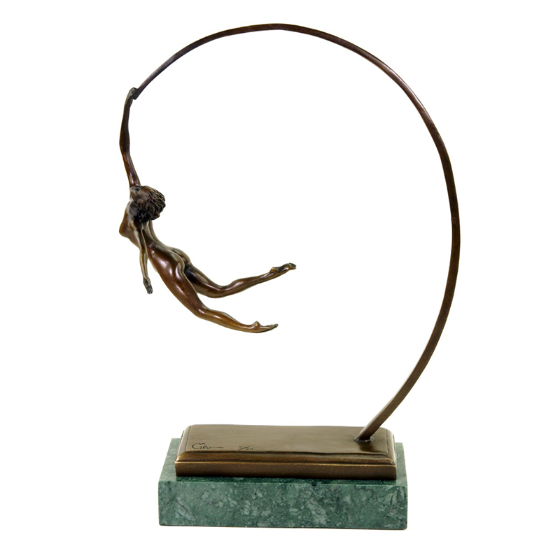 Bronze Lady Figurine