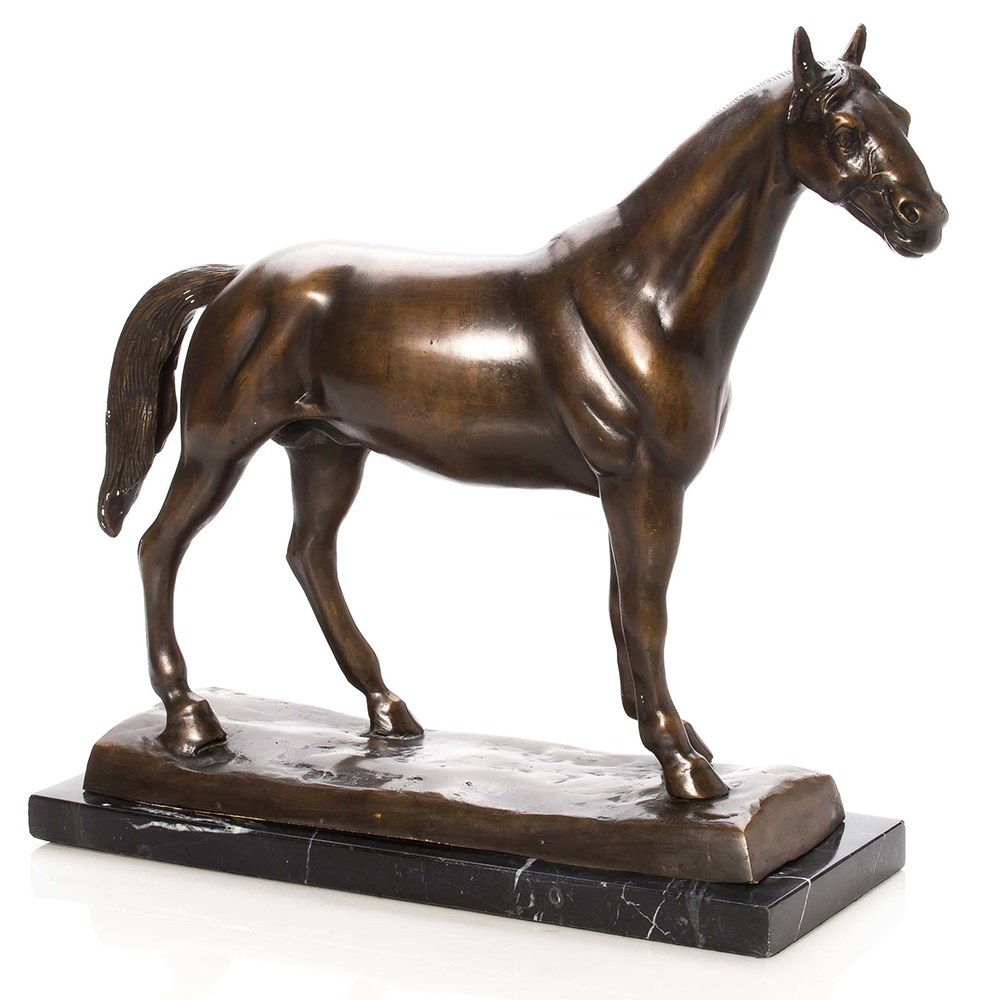 Bronze Skulptur Pferd 7kg Bronzeskulptur Bronzefigur Statu (2)