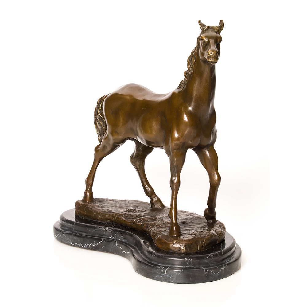 Vintage Bronze Horse Statue