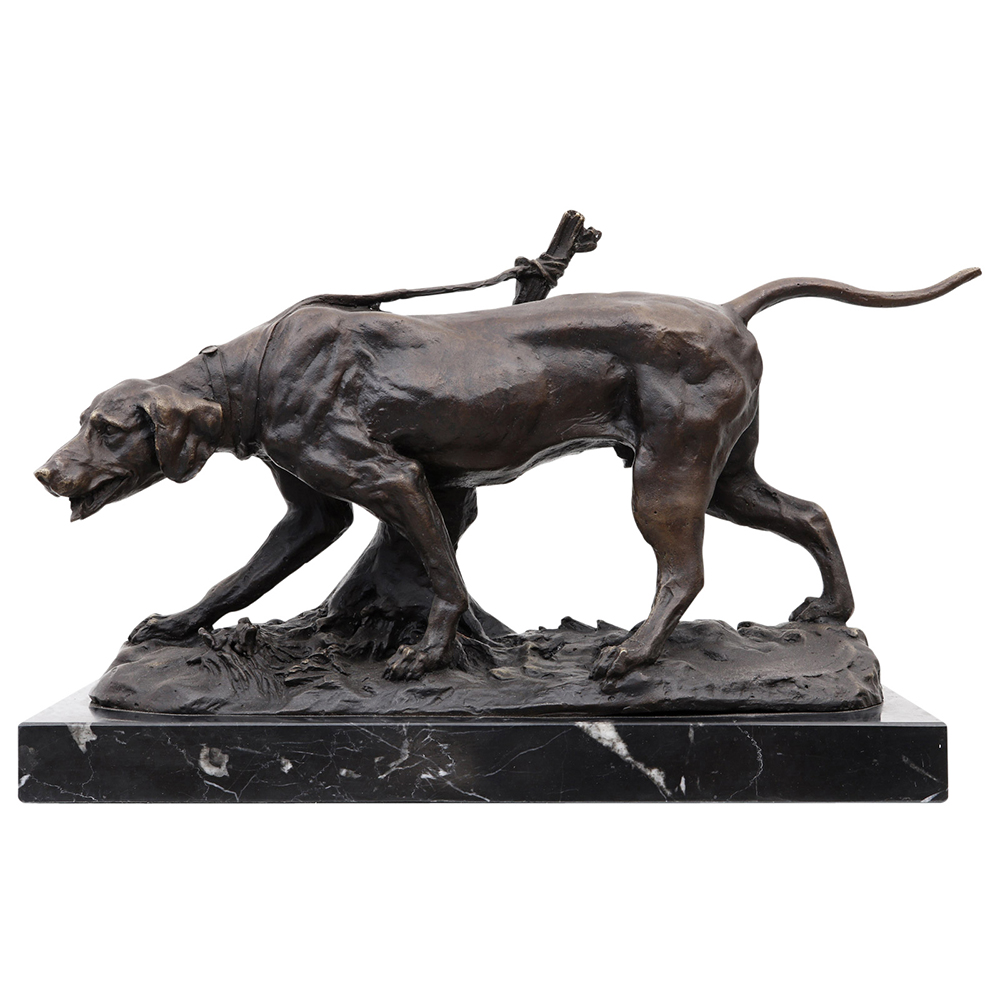 Hunting Dog Sculpture