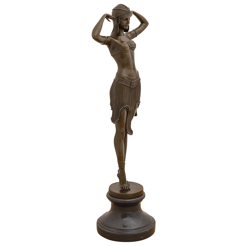 chiparus bronze dancer