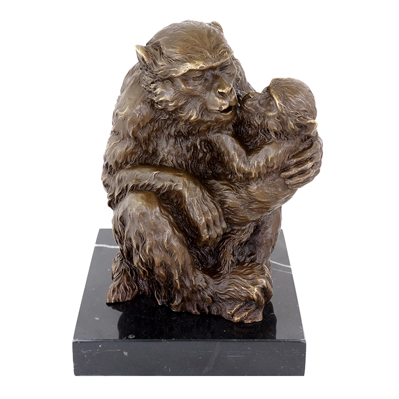 Brass Monkey Figurine