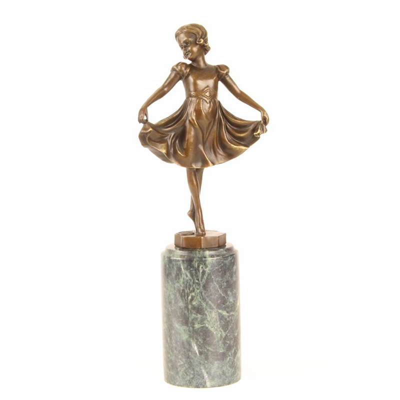 Bronze Ballerina Figurine