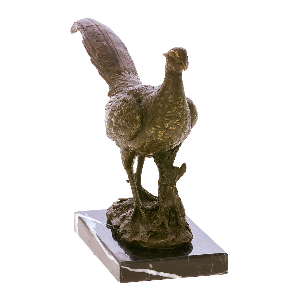 Bronze Pheasant Sculpture