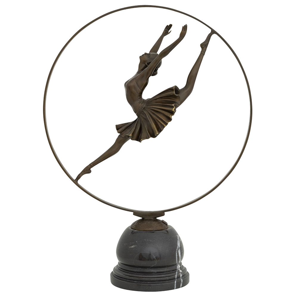 Bronze Ballet Dancer Sculpture