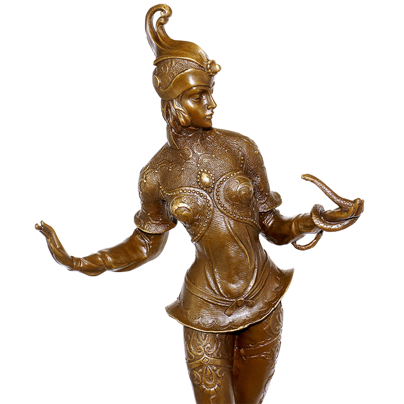 Bronze Art Deco Lady Figurines