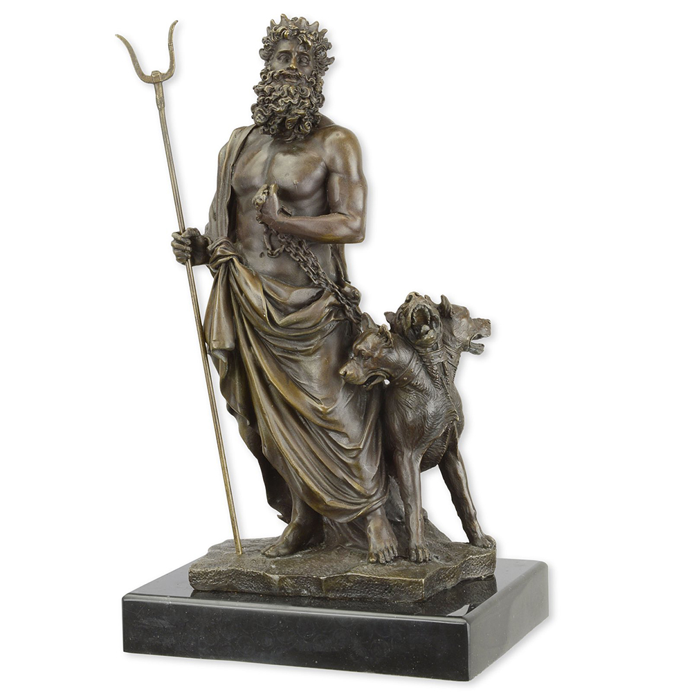 Hades And Cerberus Statue