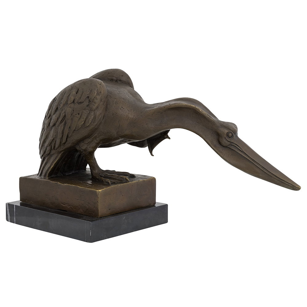 Bronze Pelican Statue