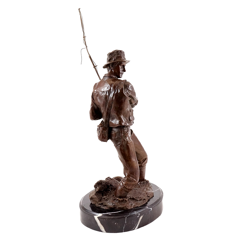 Fisherman Statue For Pond