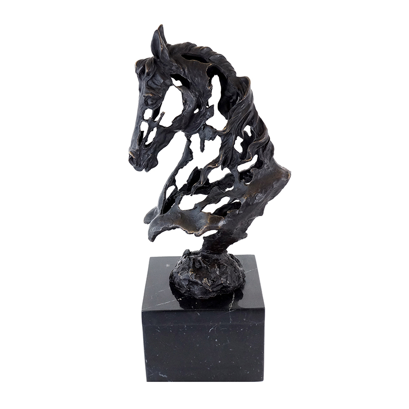 Horse Bust Sculpture