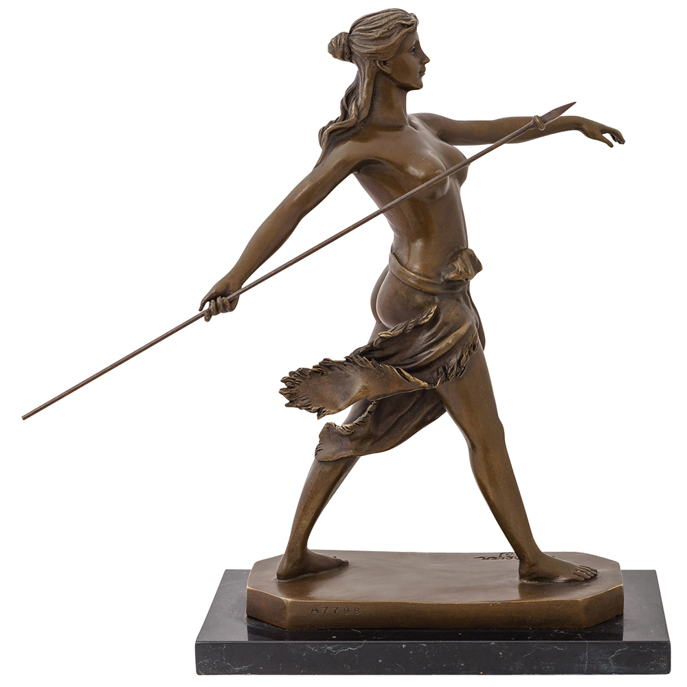 Female Warrior Figurine