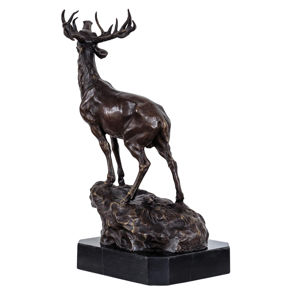 Brass Stag Statue