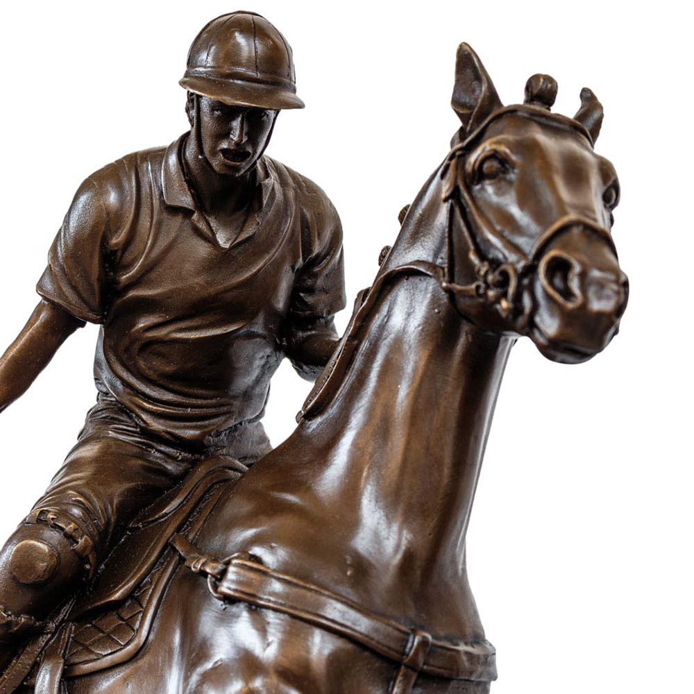 Polo Player Statue