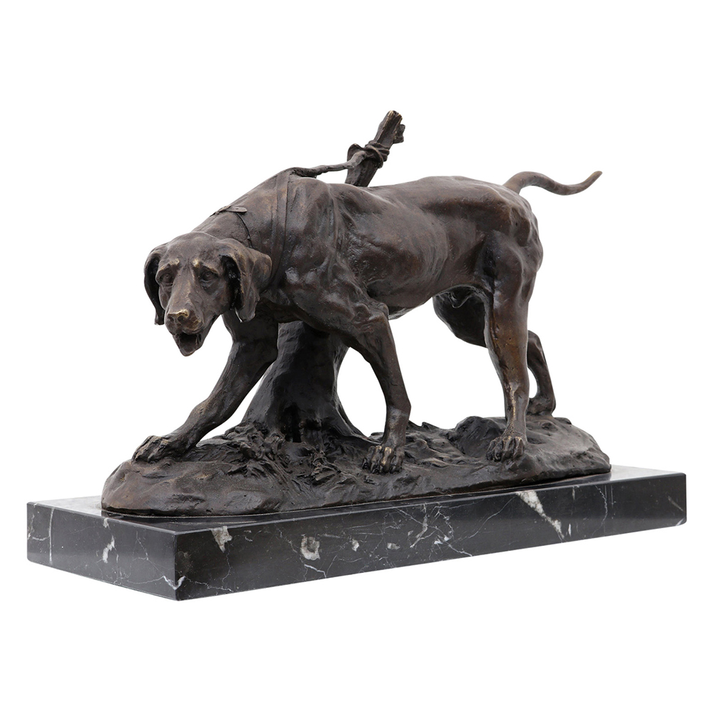 Hunting Dog Sculpture