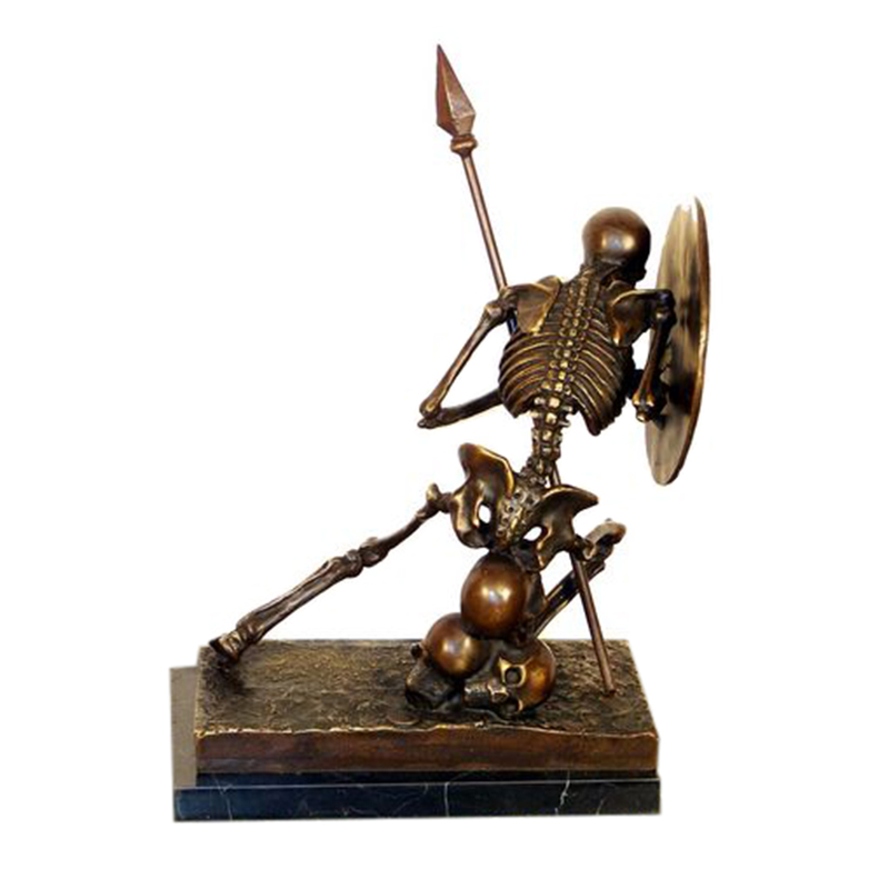 Metal Skeleton Sculpture